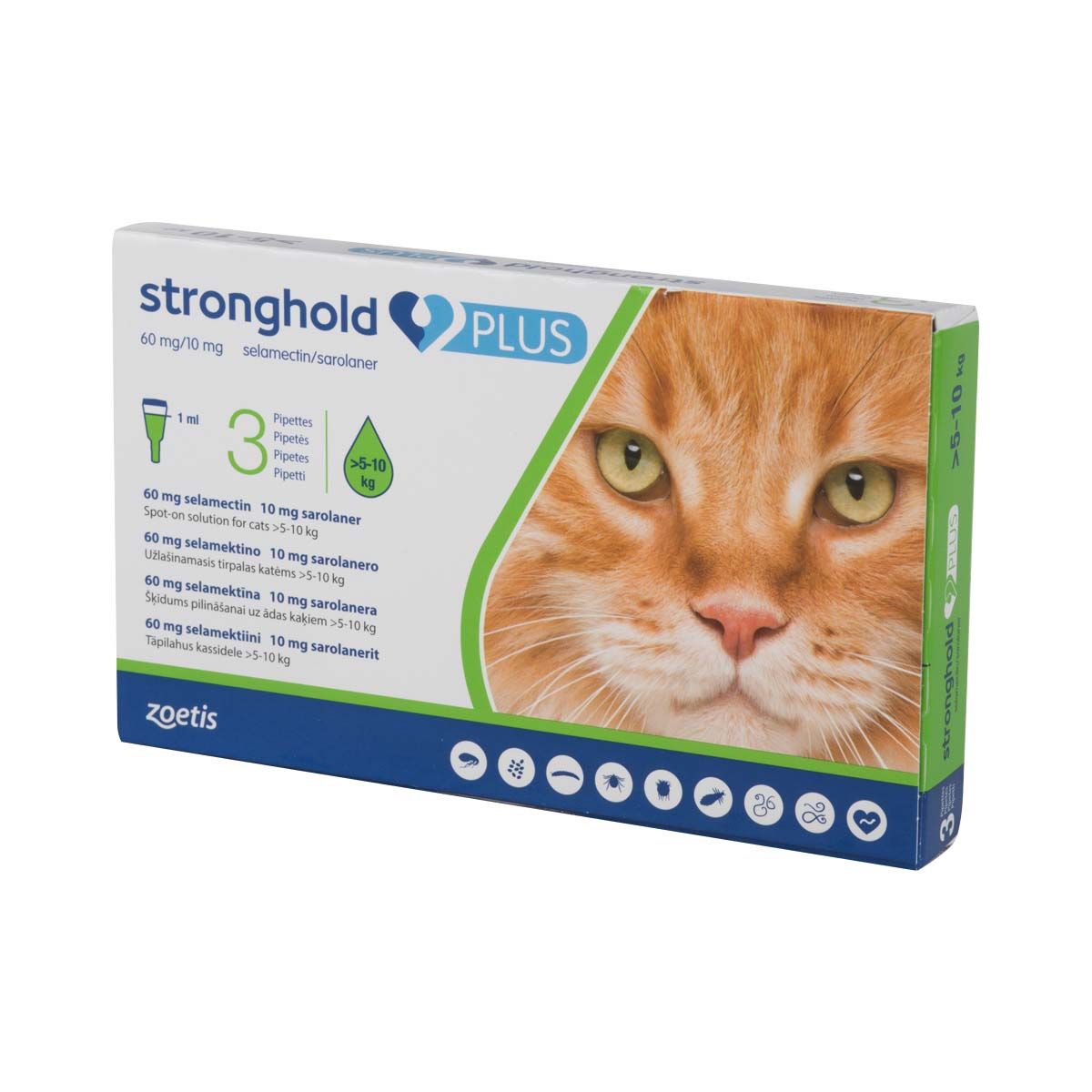 Stronghold Plus for Cats 11.1 22 lbs 3 tubes 37.00 Heartworm